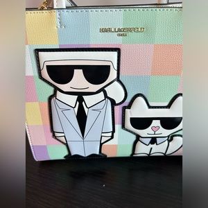 Karl Lagerfeld Small Tote bag with cross body strap